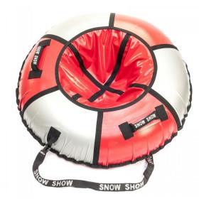Тюбинг Snow Show  105 см красный/серебро
