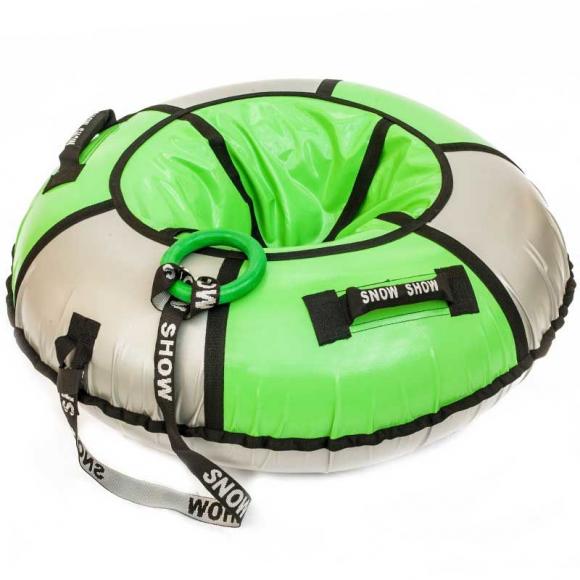 Тюбинг Snow Show 105 см. салатовый/серебро