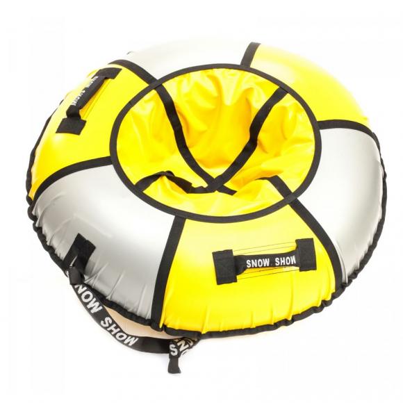 Тюбинг Snow Show  120 см желтый/серебро