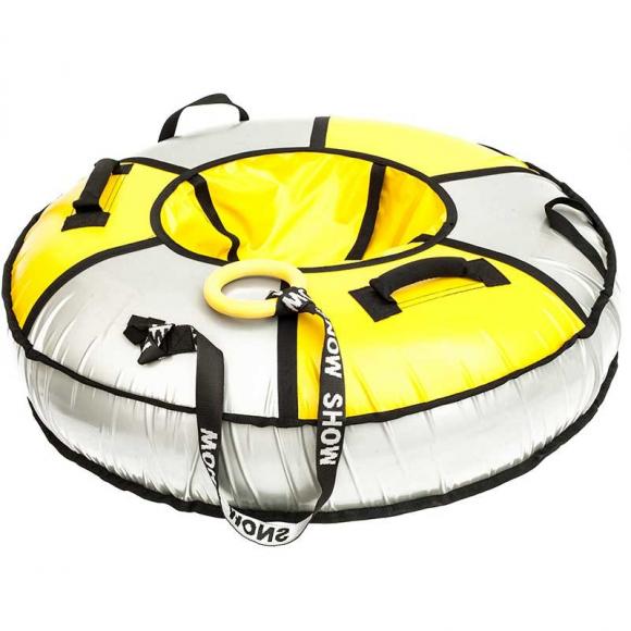 Тюбинг Snow Show Элит 120 см желтый/серебро