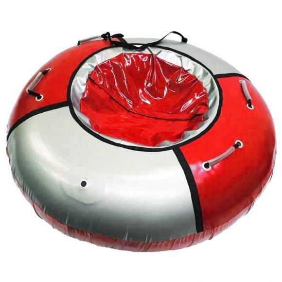 Многоместный Тюбинг  Мега (D-150см) красный/серебро