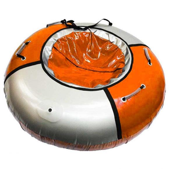 Многоместный Тюбинг  Мега (D-150см) оранжевый/серебро