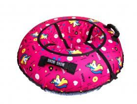 Тюбинг Snow Show "Unicorn pink" D-90 см